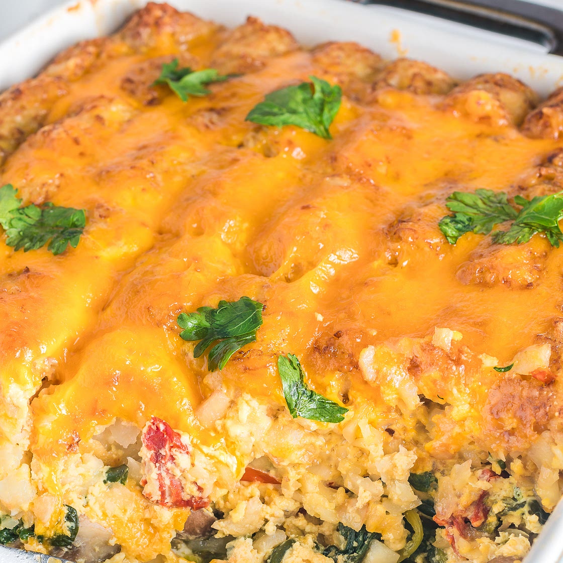 Tater Tot Breakfast Casserole