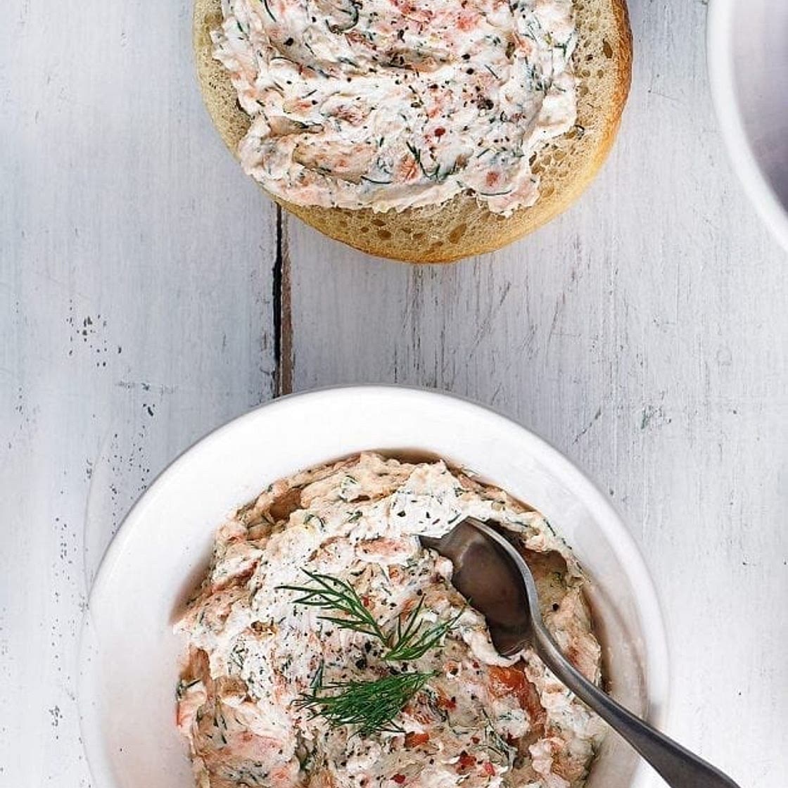 Smoked salmon and dill dip