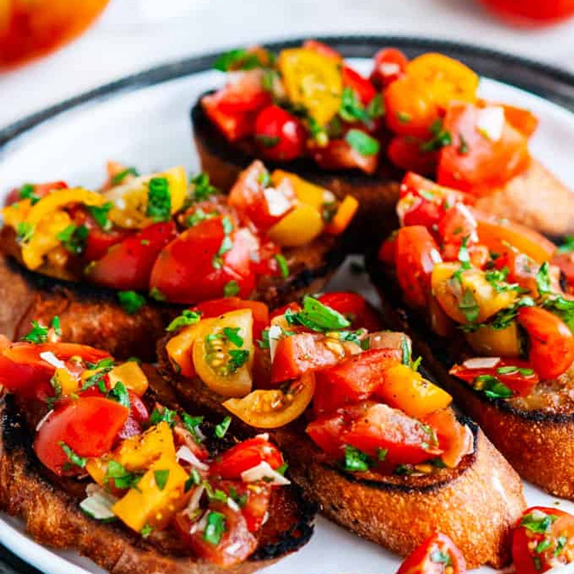 Tomato Basil Bruschetta (Julie and Julia Style!)