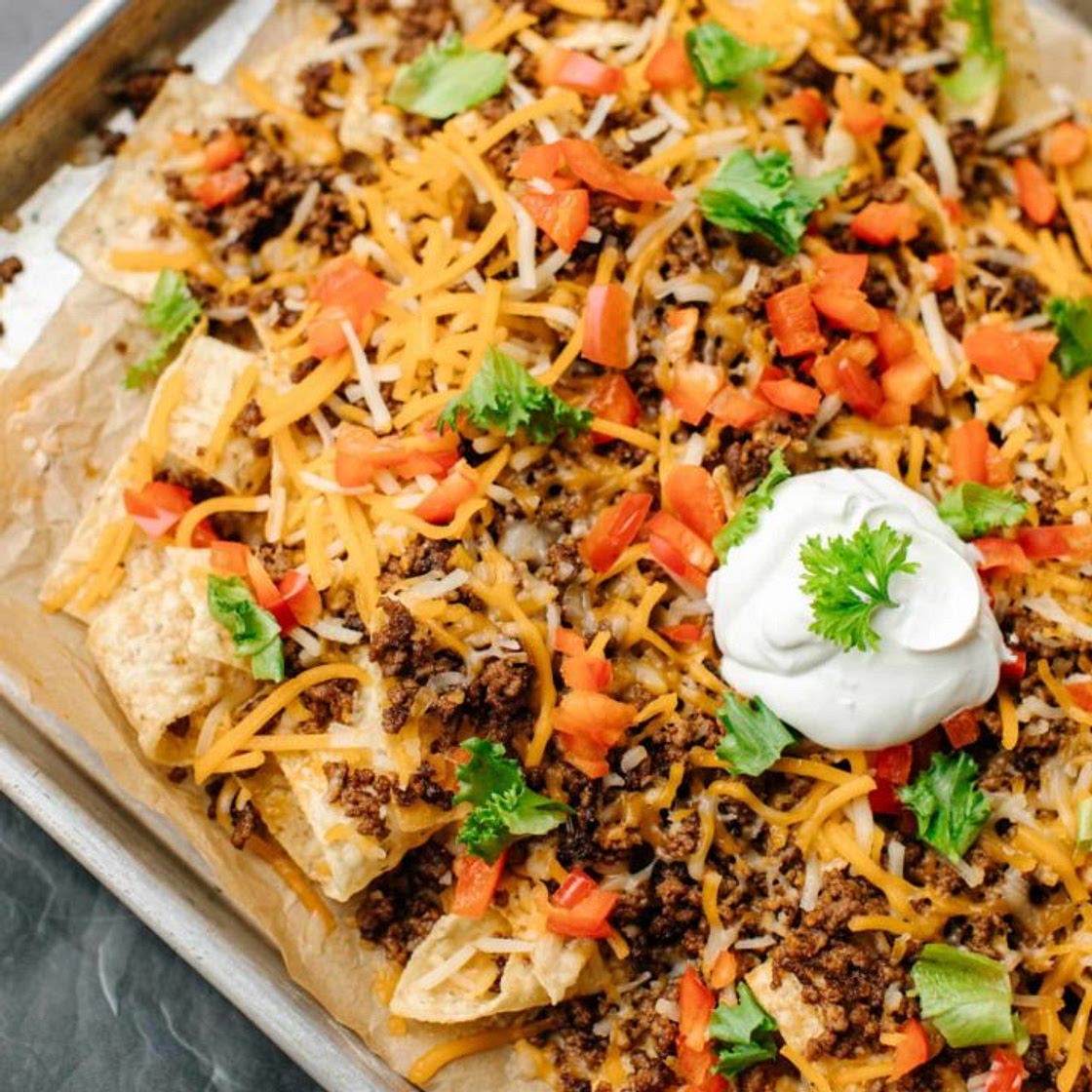 Blackstone Griddle Grilled Nachos