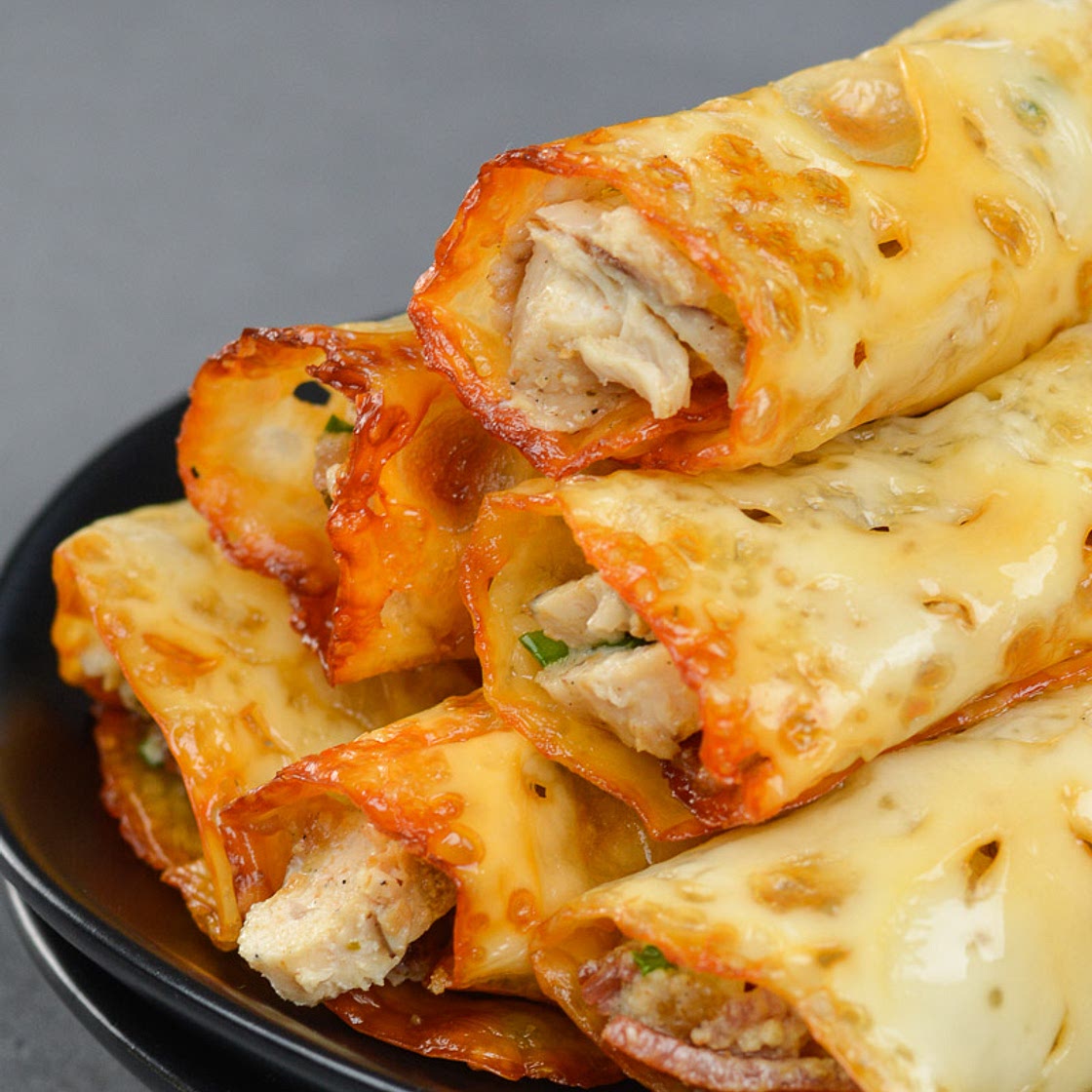 Keto Chicken Bacon Ranch Taquitos