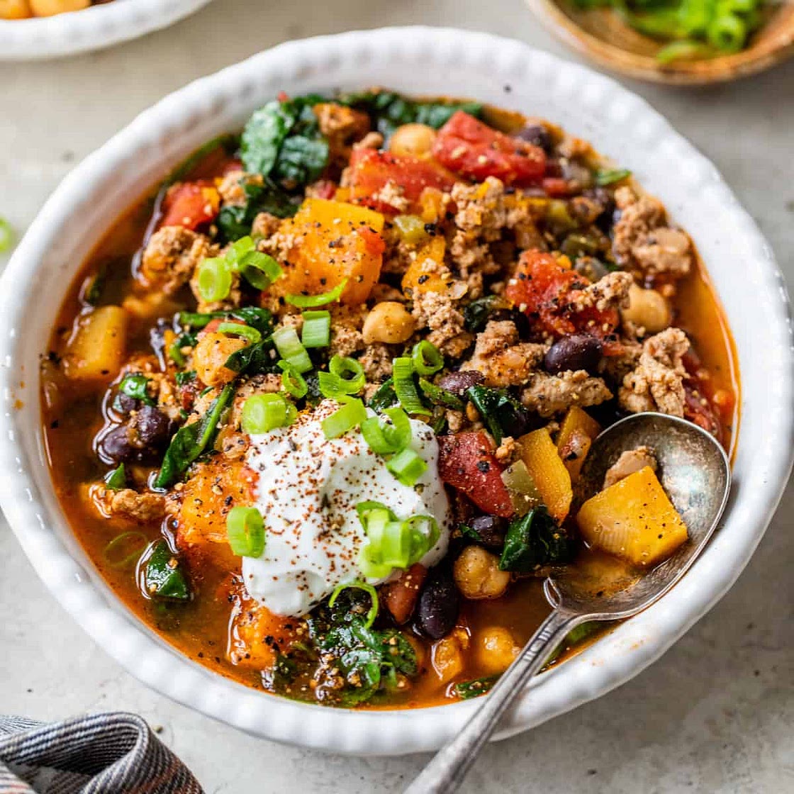 Turkey Butternut Squash Chili