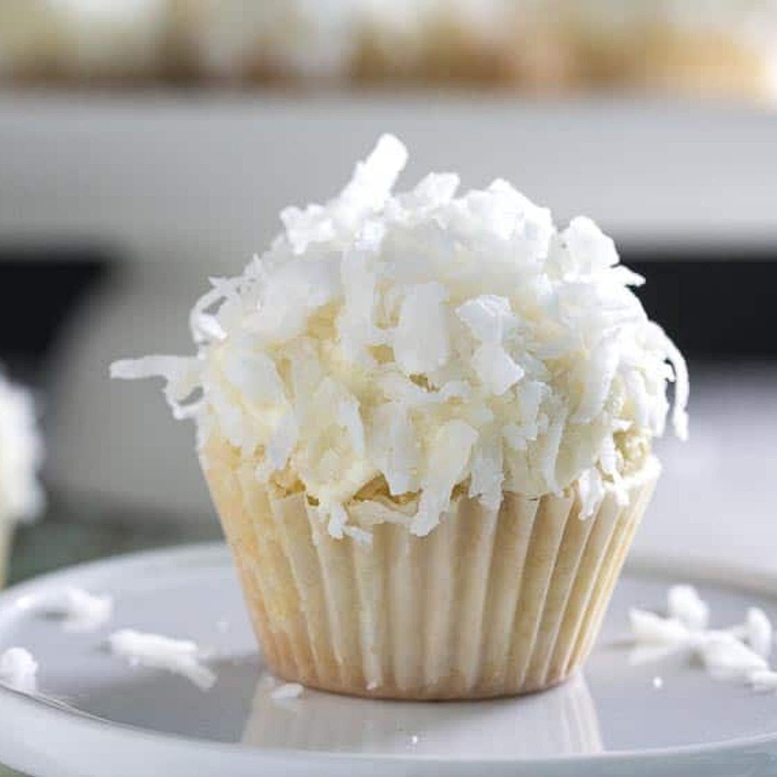 Low FODMAP Coconut Cupcakes