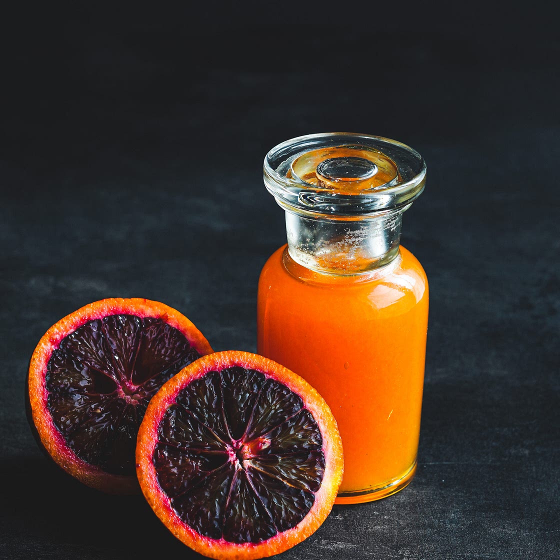 Blood Orange Simple Syrup