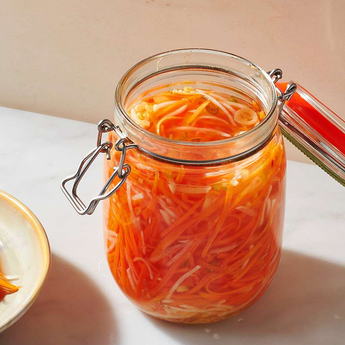 Spicy Carrot Kimchi Recipe