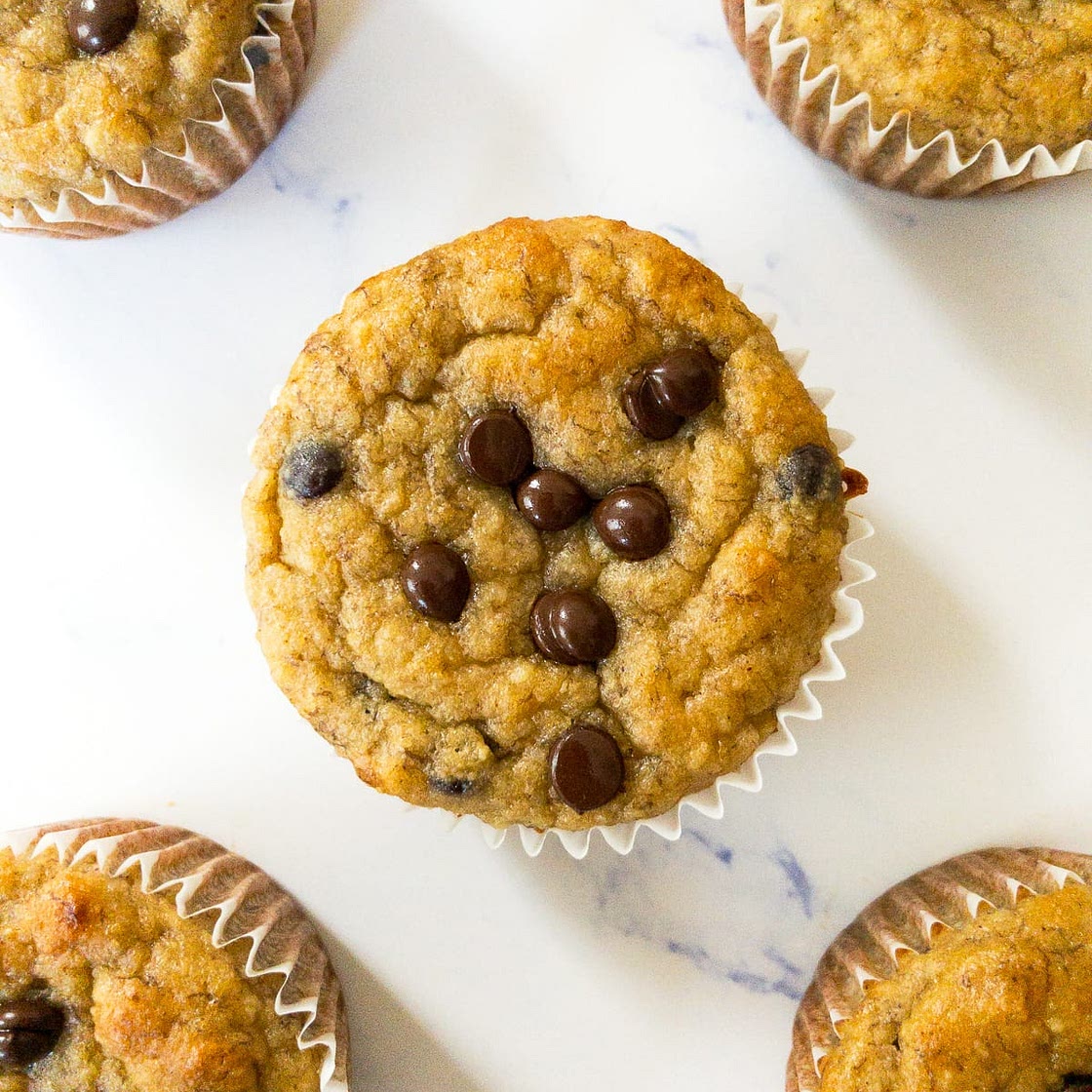 Almond Flour Banana Muffins