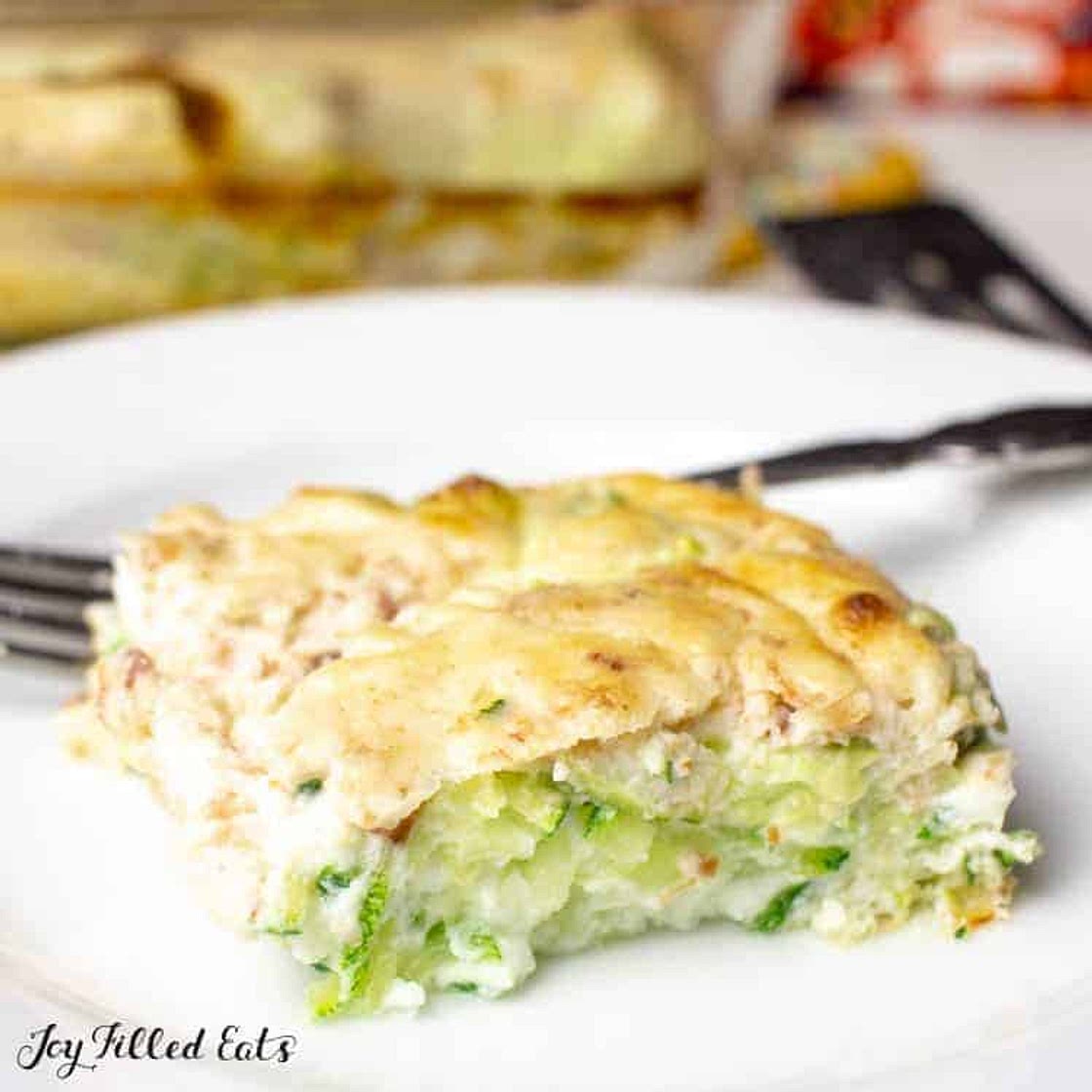 Bacon & Swiss Zucchini Bake