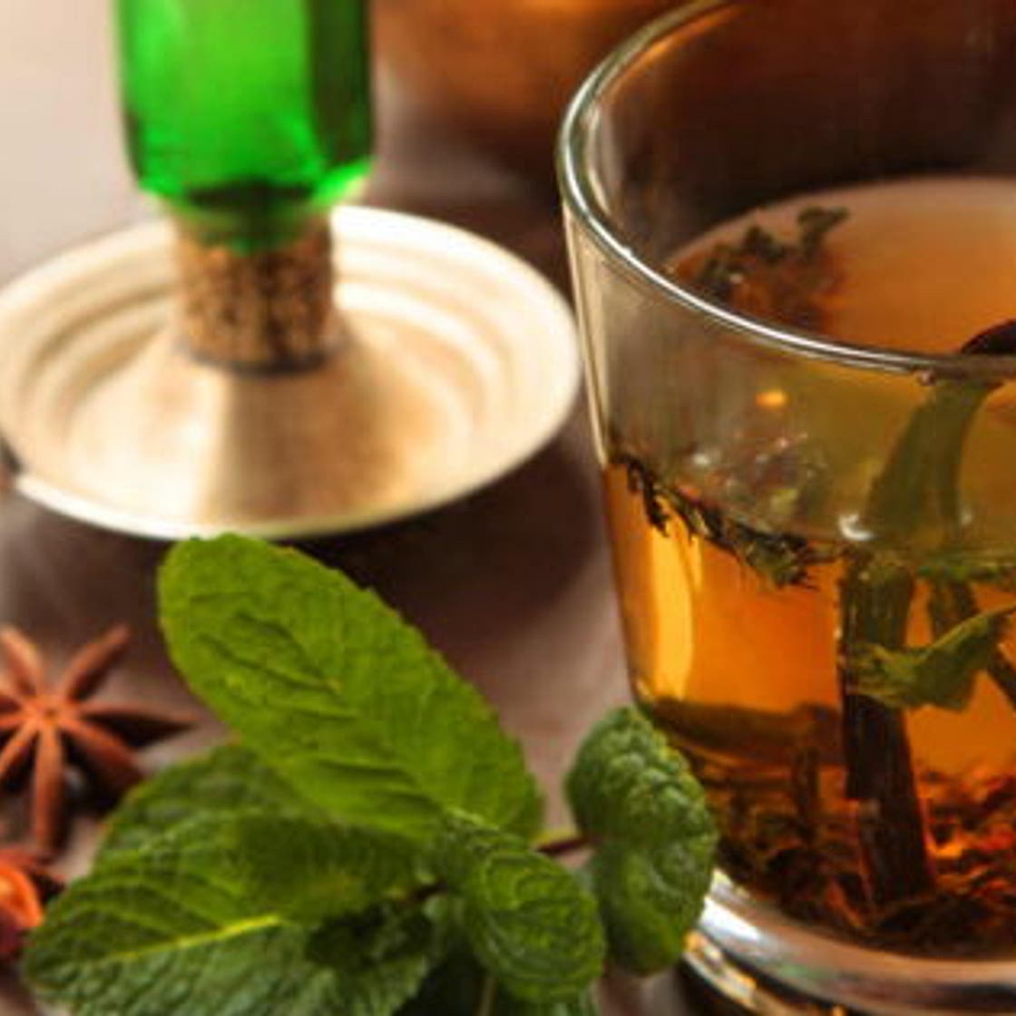 Thé à la menthe et aux épices
