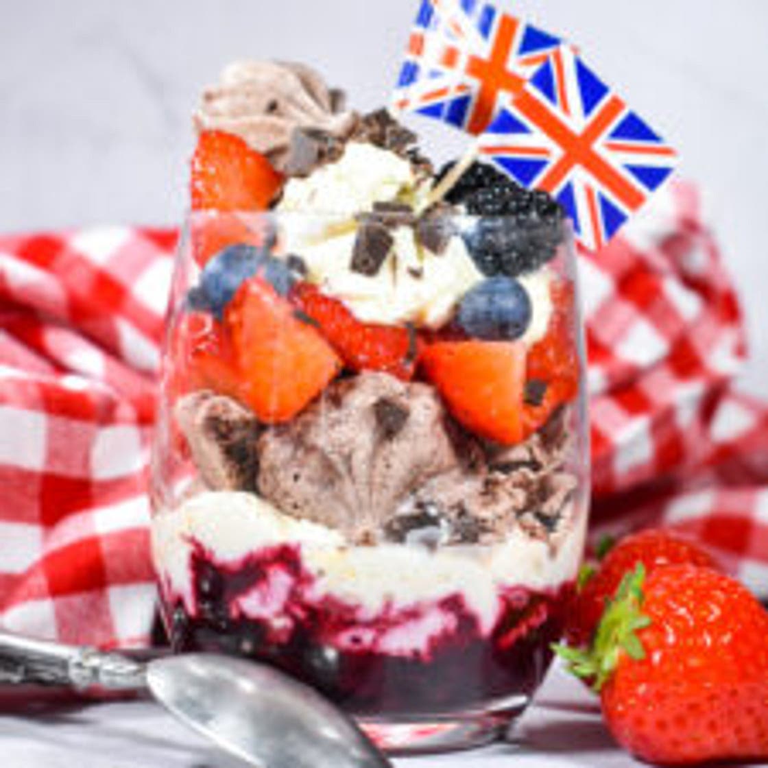 Eton Mess with Mixed Berries