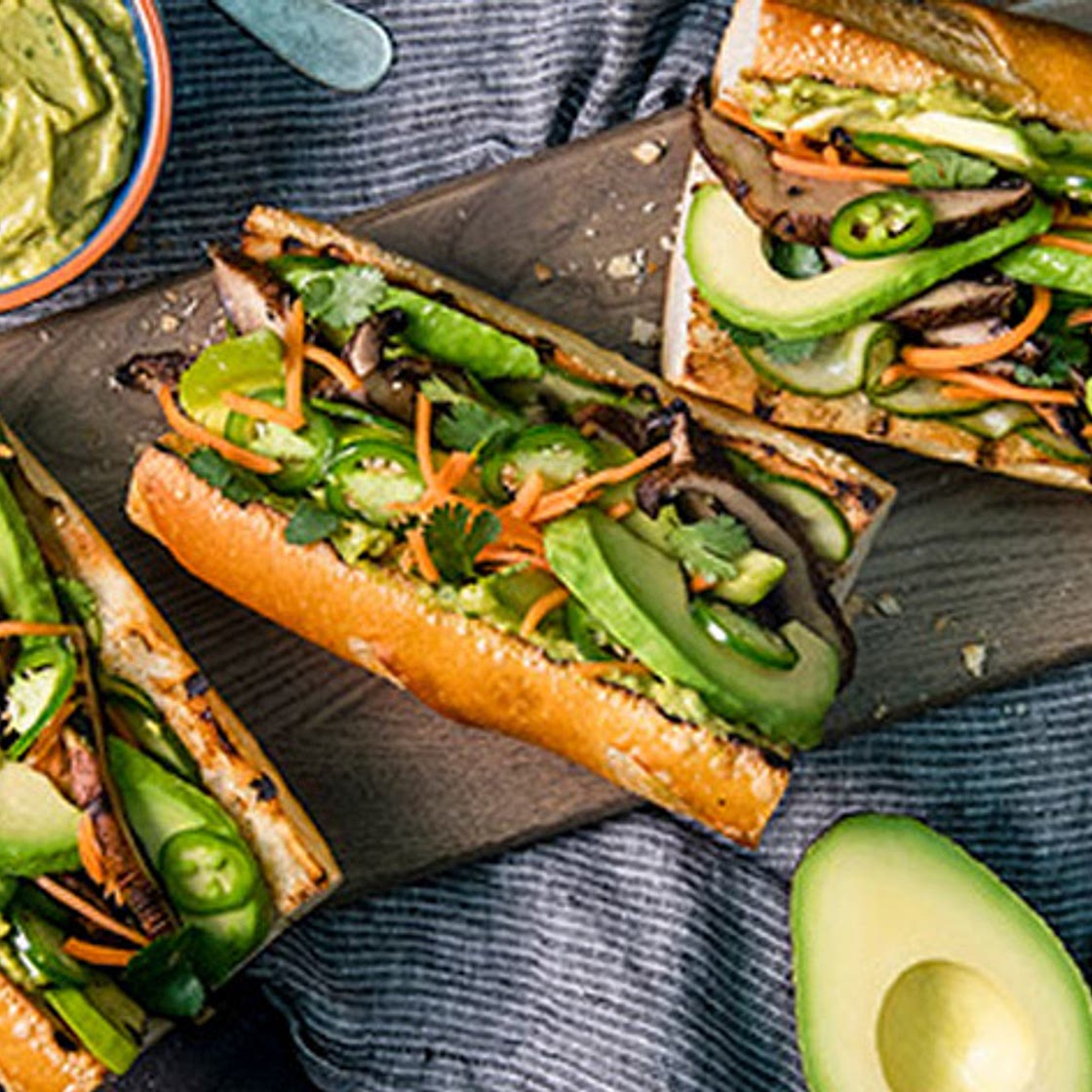 Vegan Avocado Banh-Mi