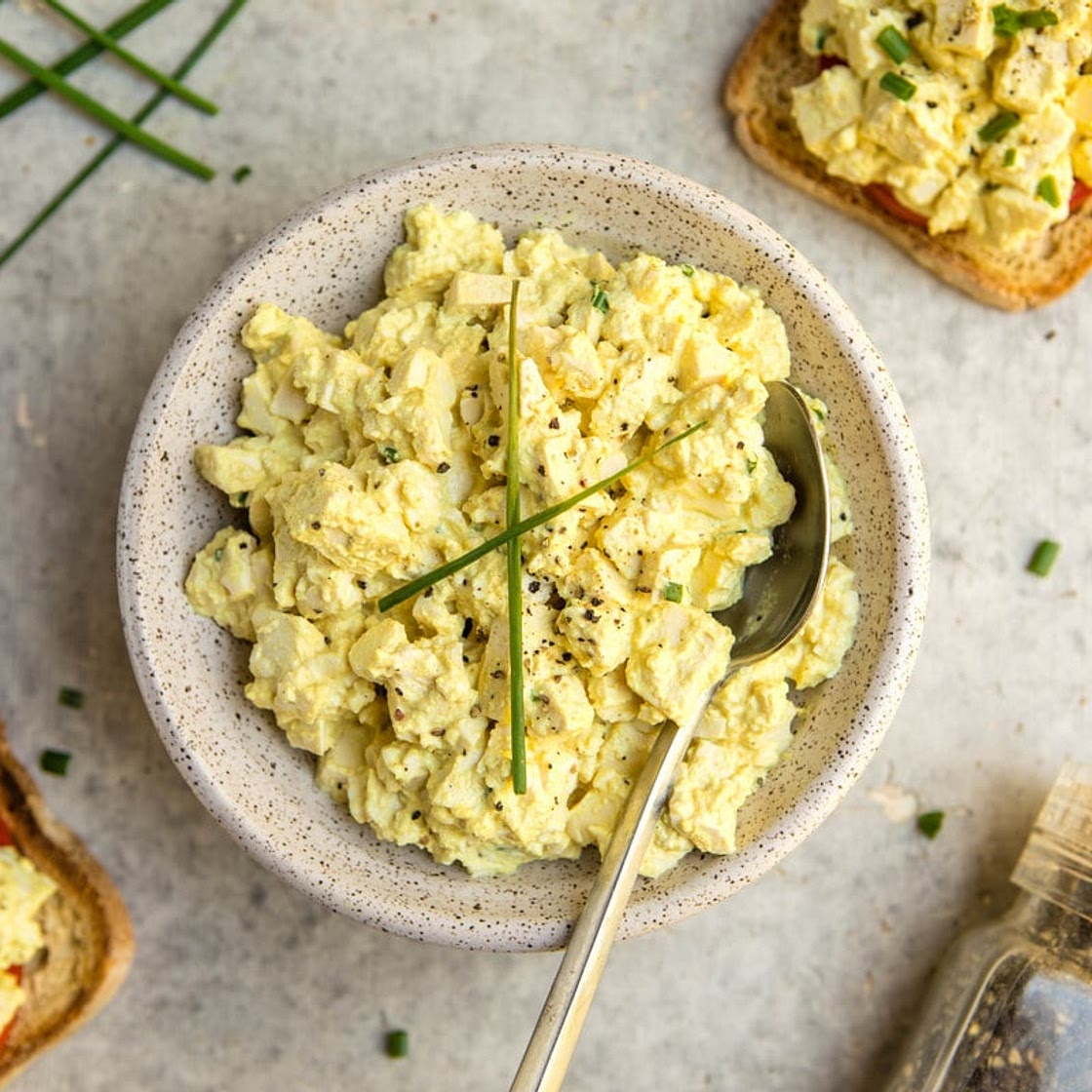 The BEST Vegan "Egg" Salad