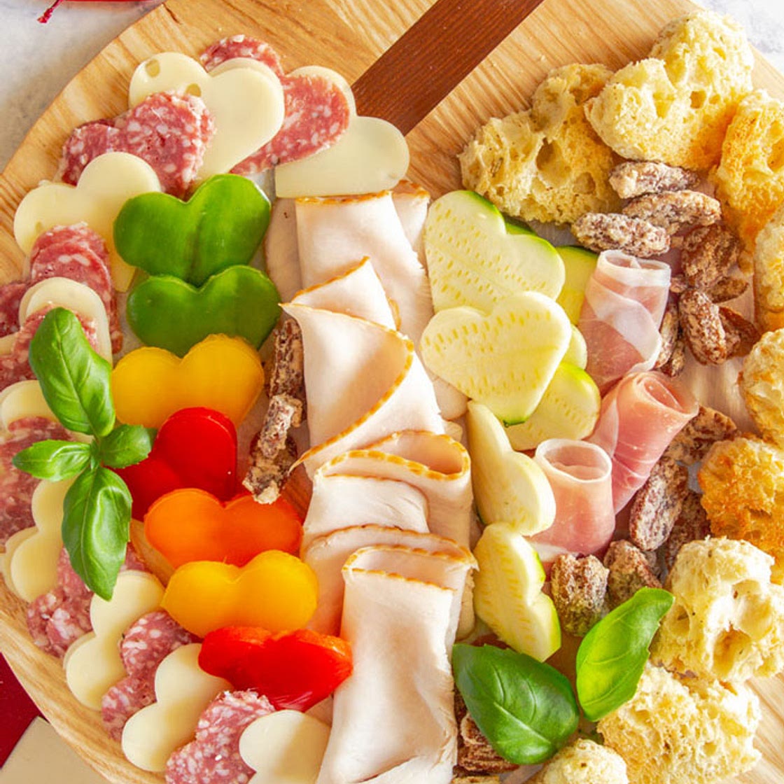 Valentine's Day Charcuterie Board