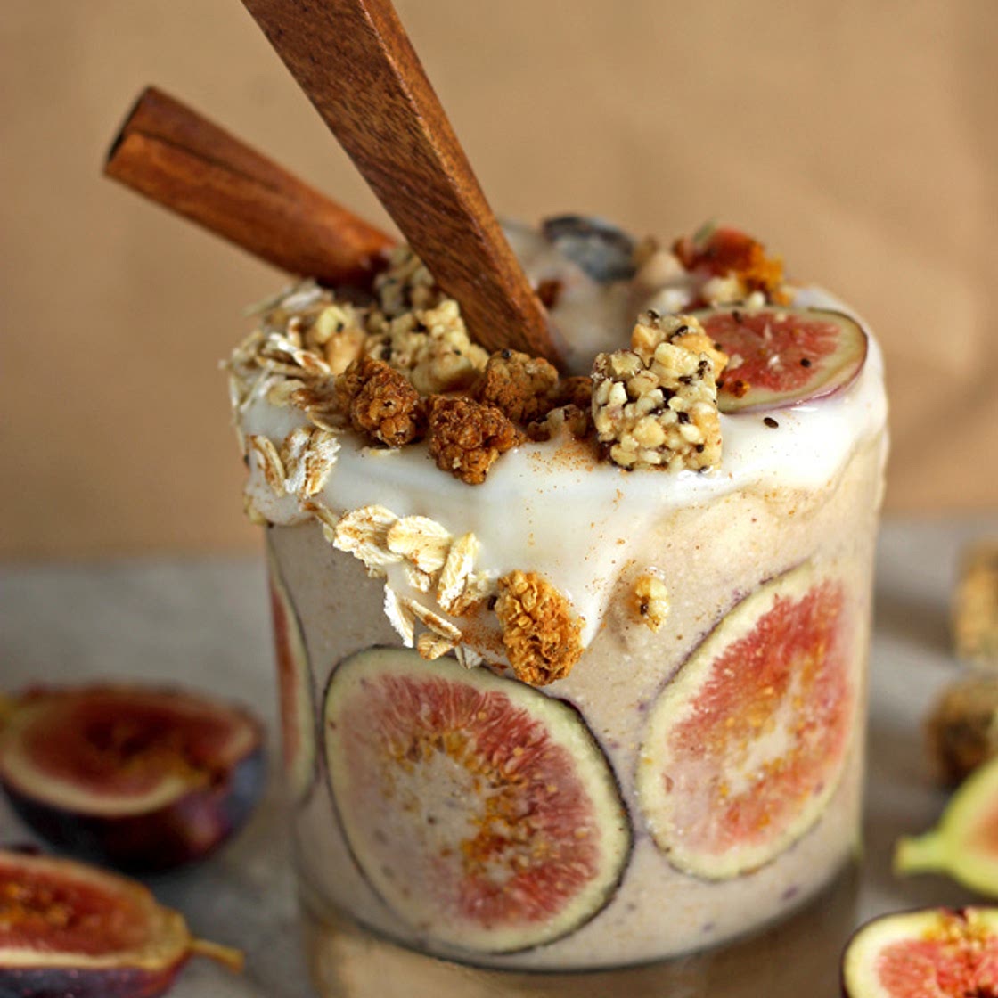 Creamy Fig and Cinnamon Fall Smoothie