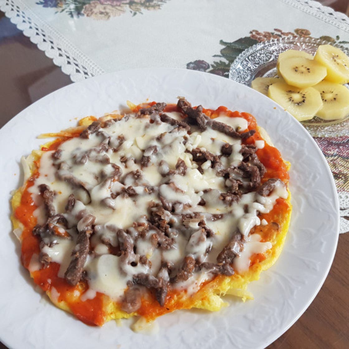 집밥 메뉴 / 아침식사 대용 / 감자 오믈렛 피자