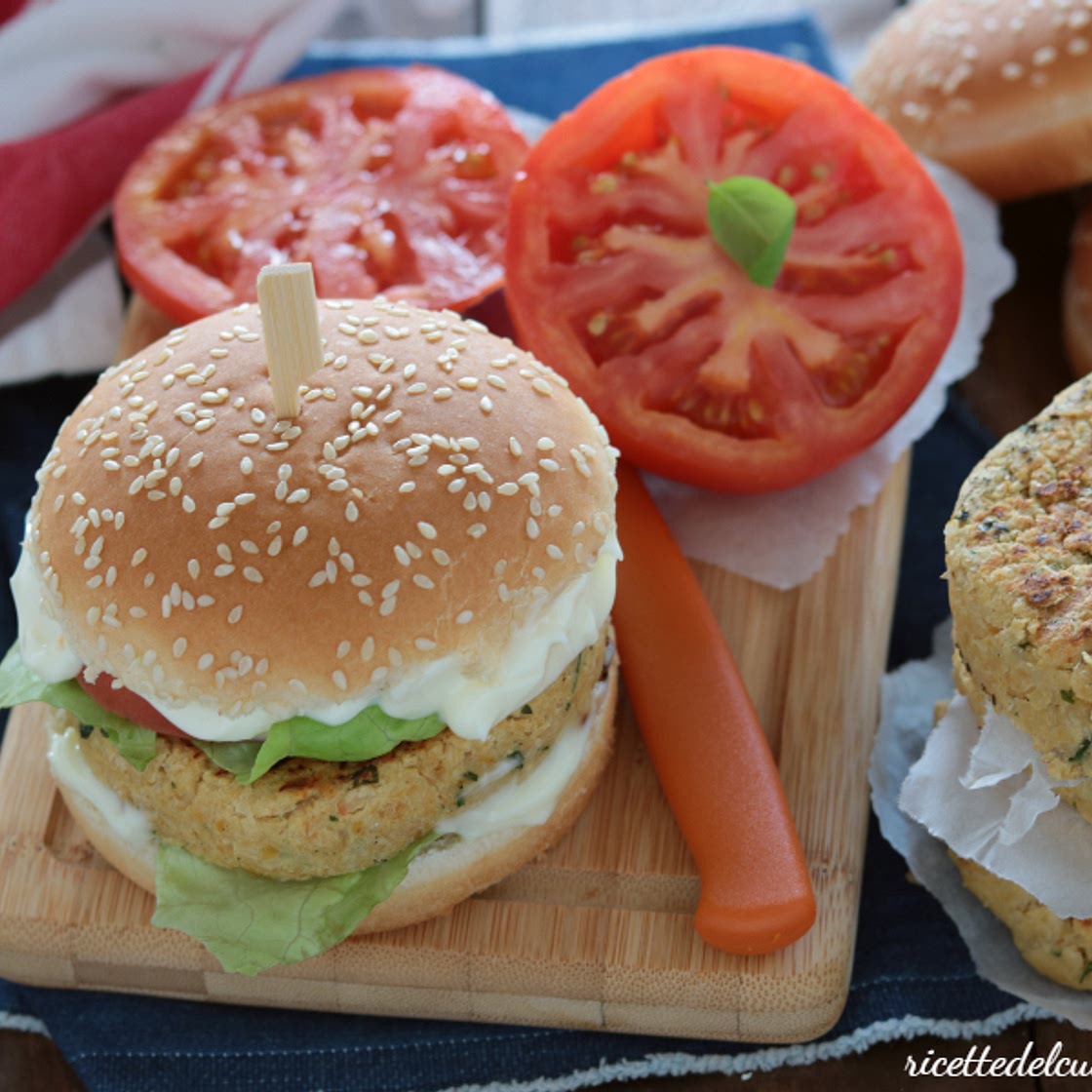 Burger di ceci