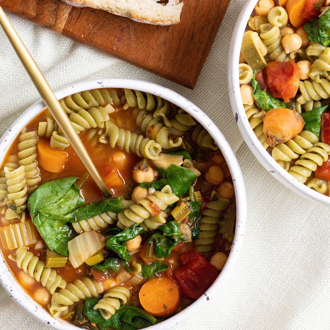 Vegan Fennel Minestrone Soup