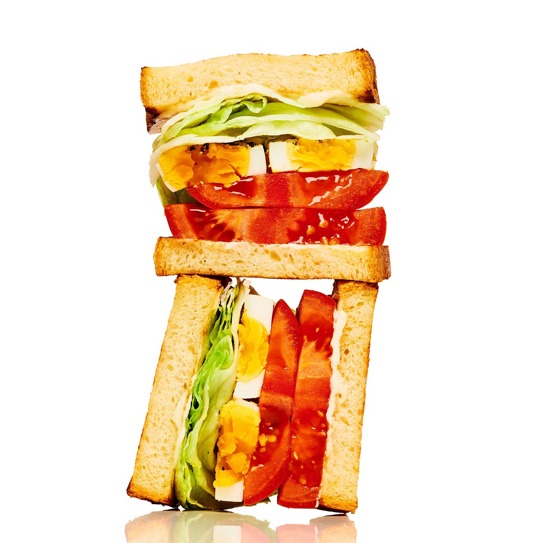 Egg Lettuce Tomato Sandwich