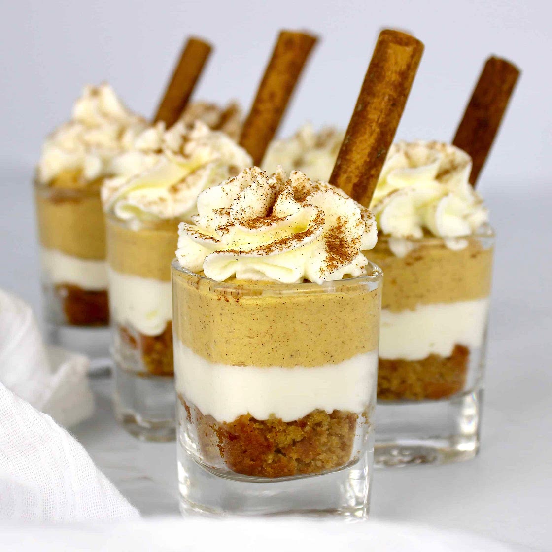 Keto Pumpkin Pie Cheesecake Cups