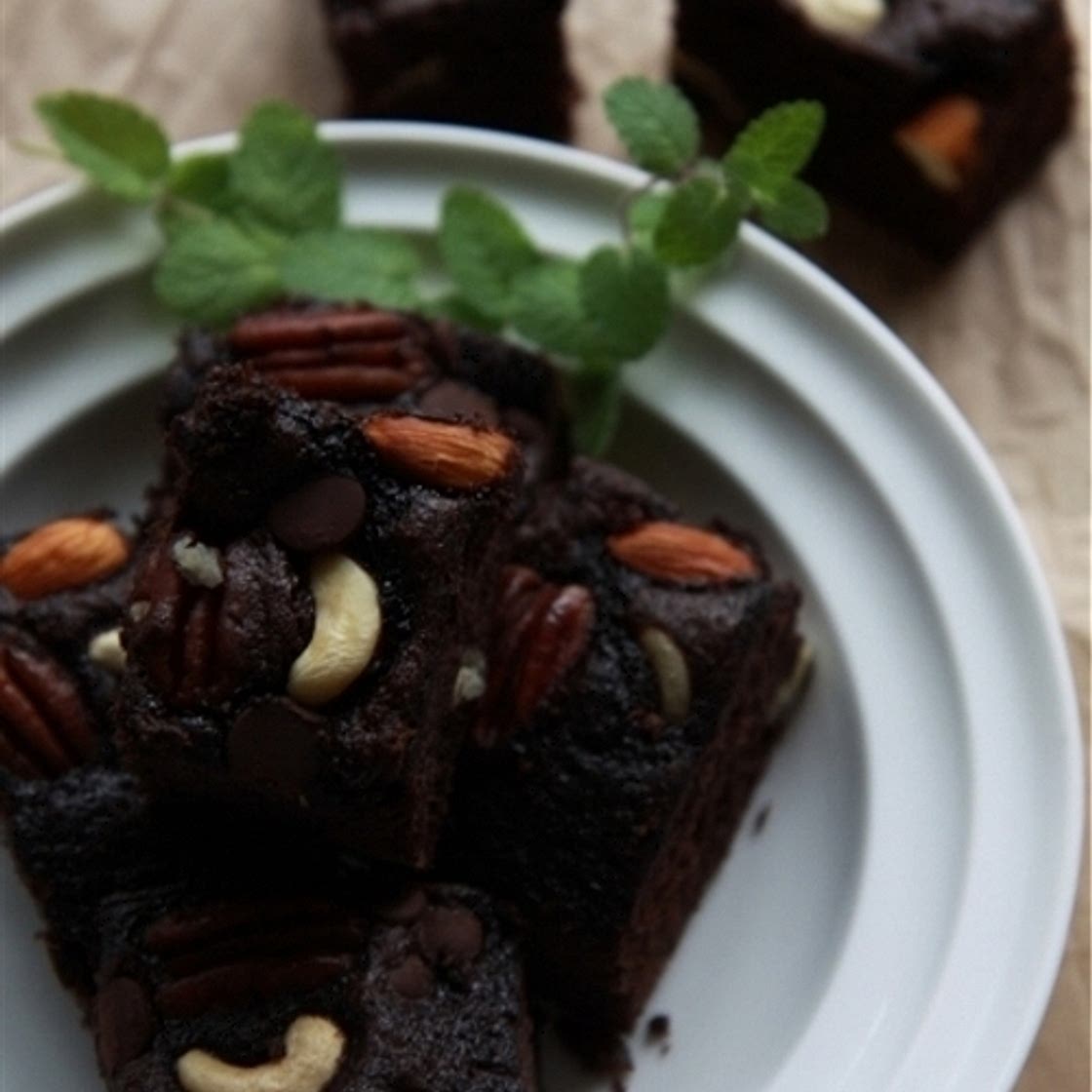 견과류 브라우니