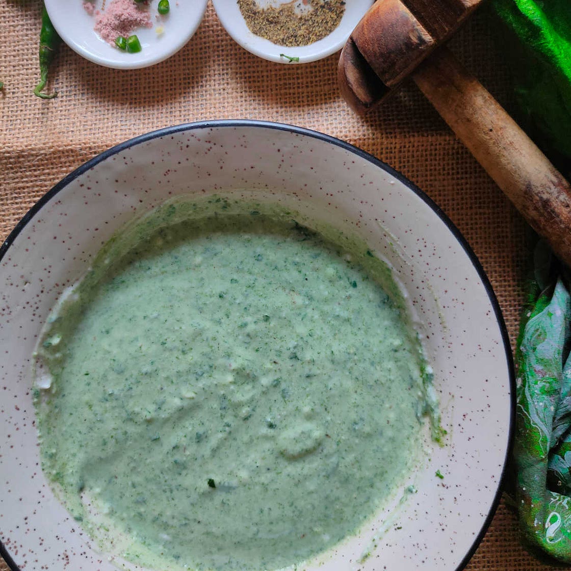 Bathua Raita | Bathua Curd Dip