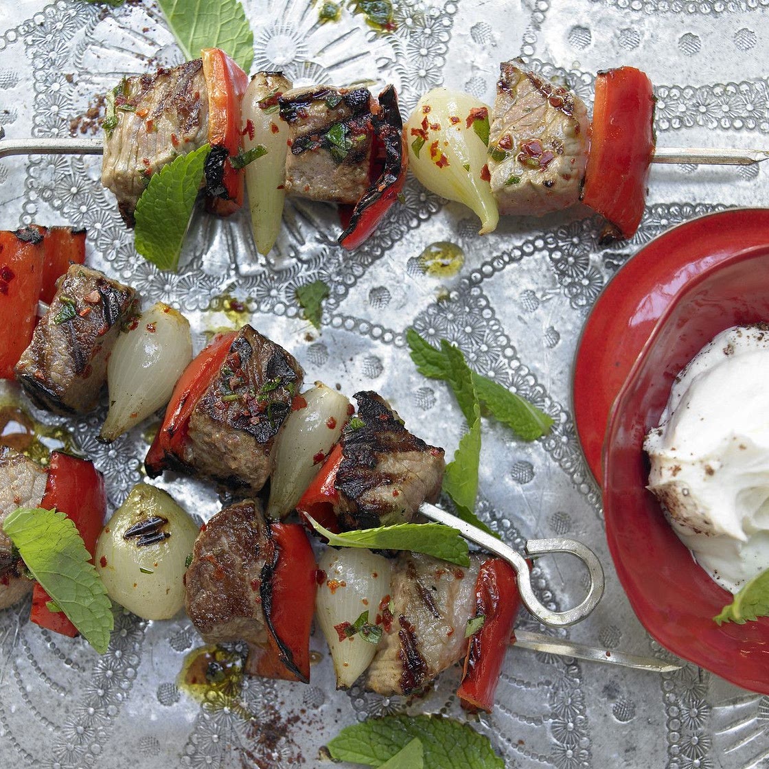 Türkische Fleischspieße