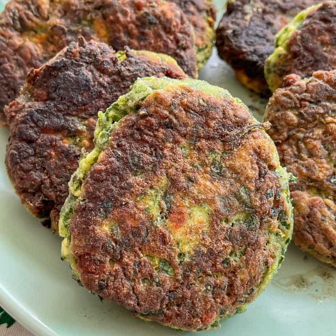 Ricotta Burgers with Feta Cheese and Parsley