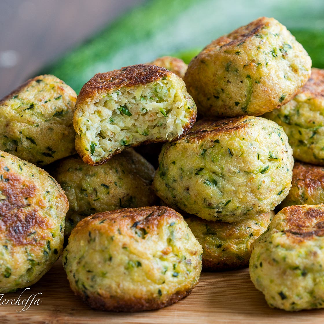 Polpette di zucchine e ricotta al forno