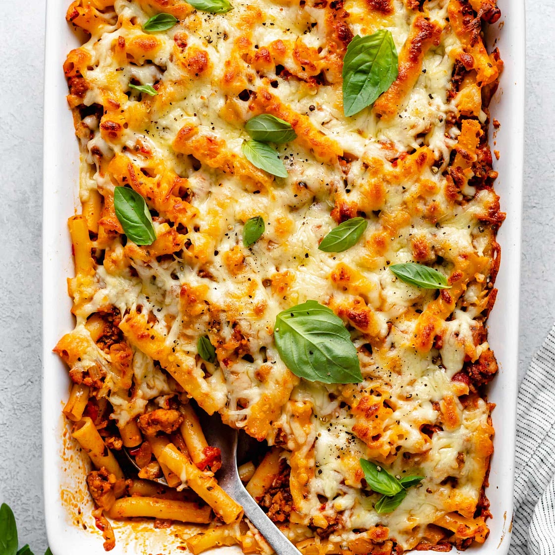 Healthy Baked Ziti