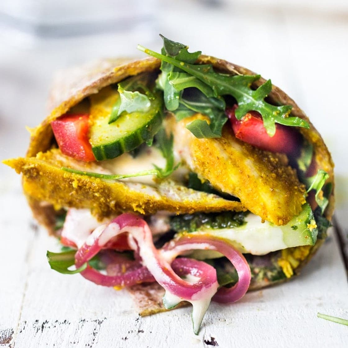 Baked Chicken Shawarma (Vegan adaptable!)
