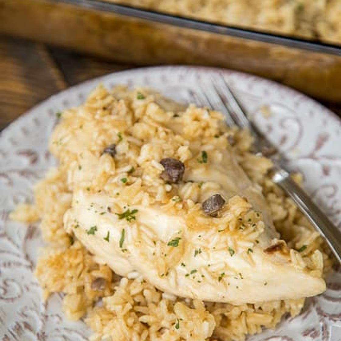 No-Peek Chicken and Rice