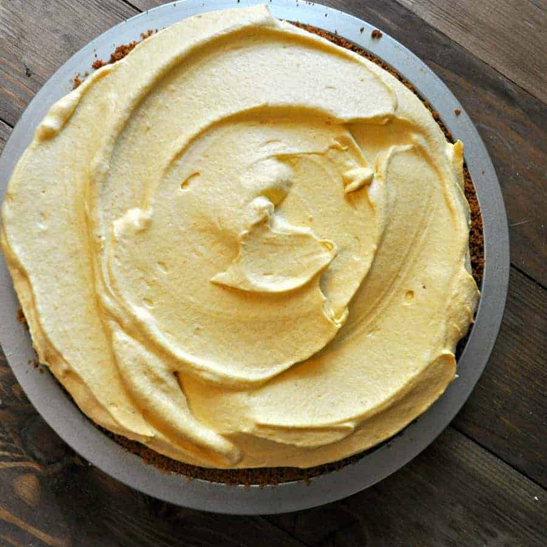 Vegan Pumpkin Mousse Pie