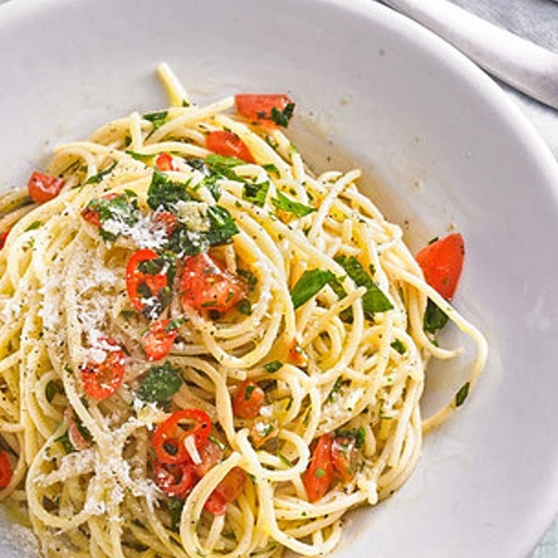 Spaghetti aglio, olio e peperoncino von marcus_hosch
