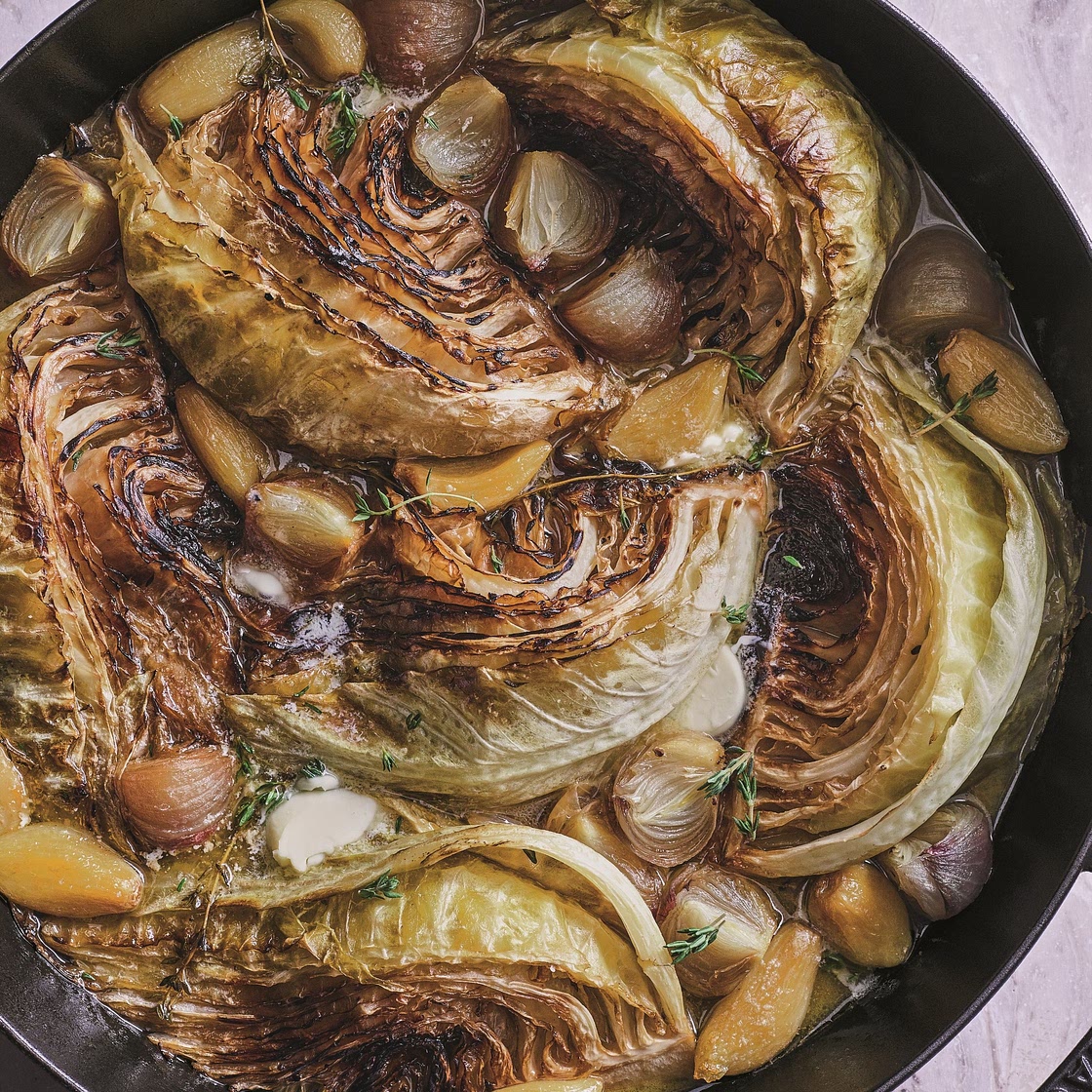 Melted Green Cabbage