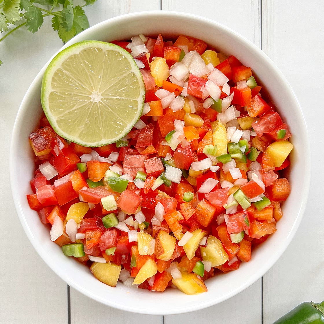 Spicy Peach Salsa