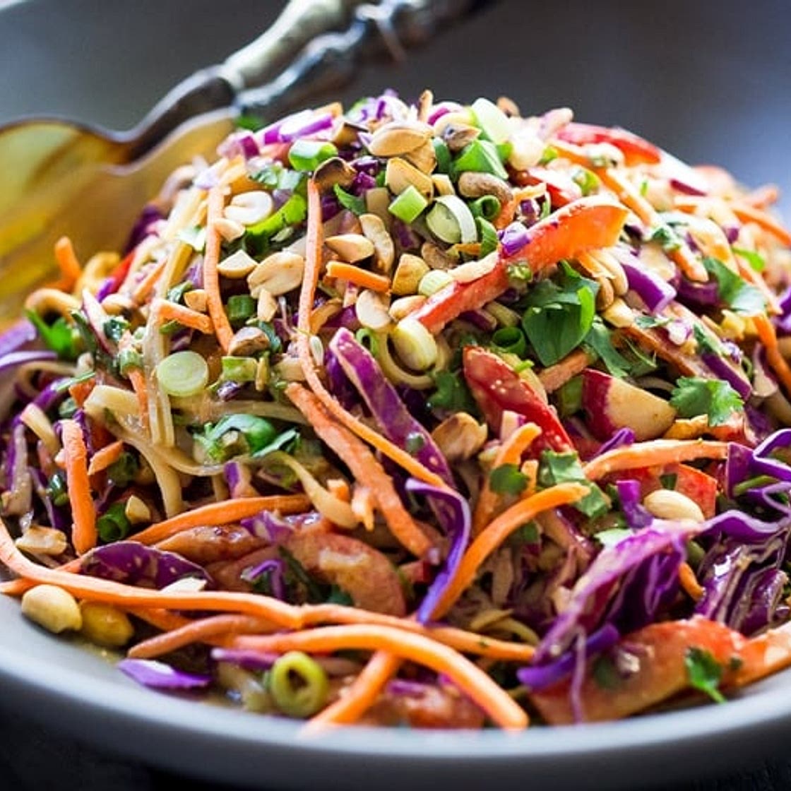 Vegan Thai Noodle Salad with Peanut Sauce