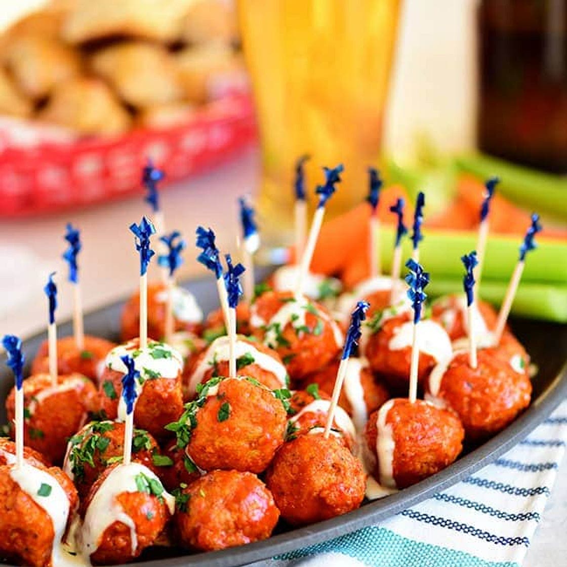 Buffalo Chicken Meatballs
