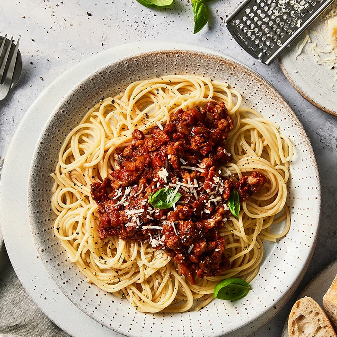 Quick Quorn Vegetarian Spaghetti Bolognese