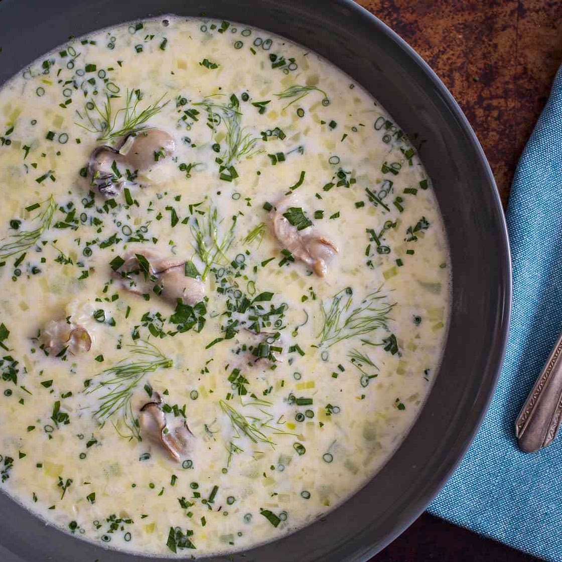 Classic Oyster Stew With Fennel Recipe