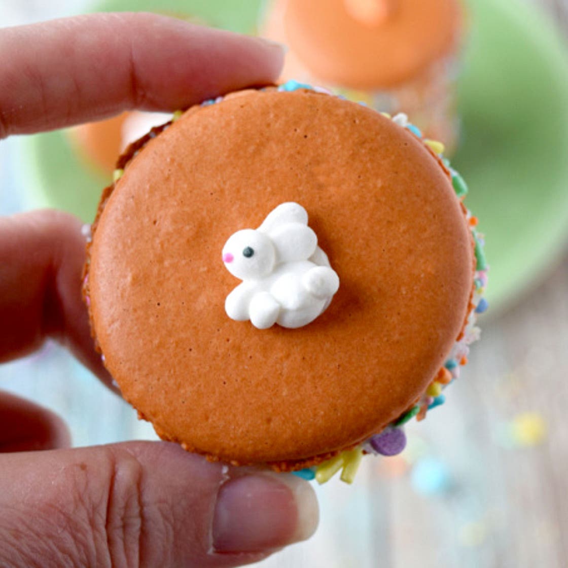 Carrot Cake Macaron