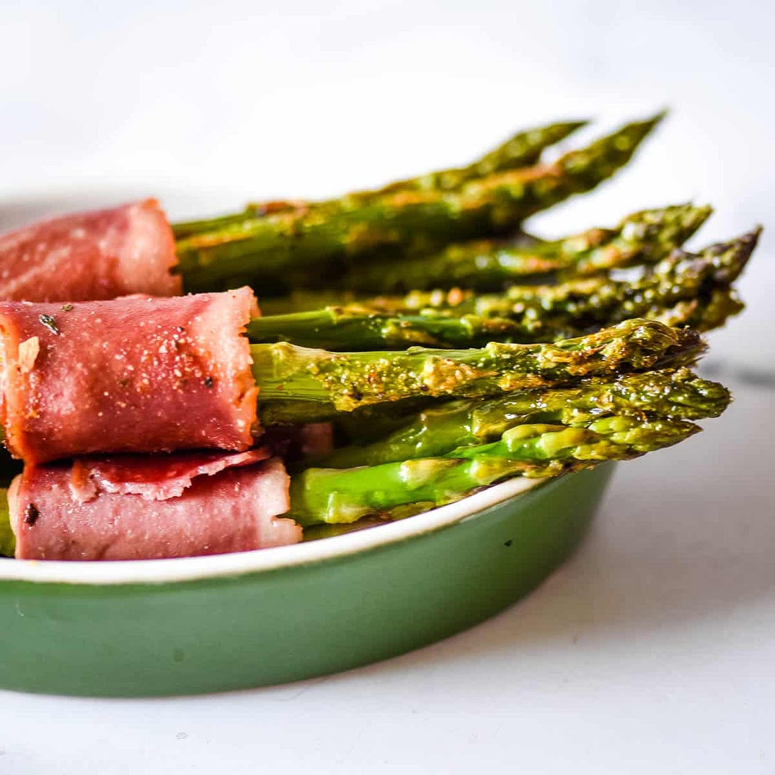 Turkey Bacon Wrapped Asparagus