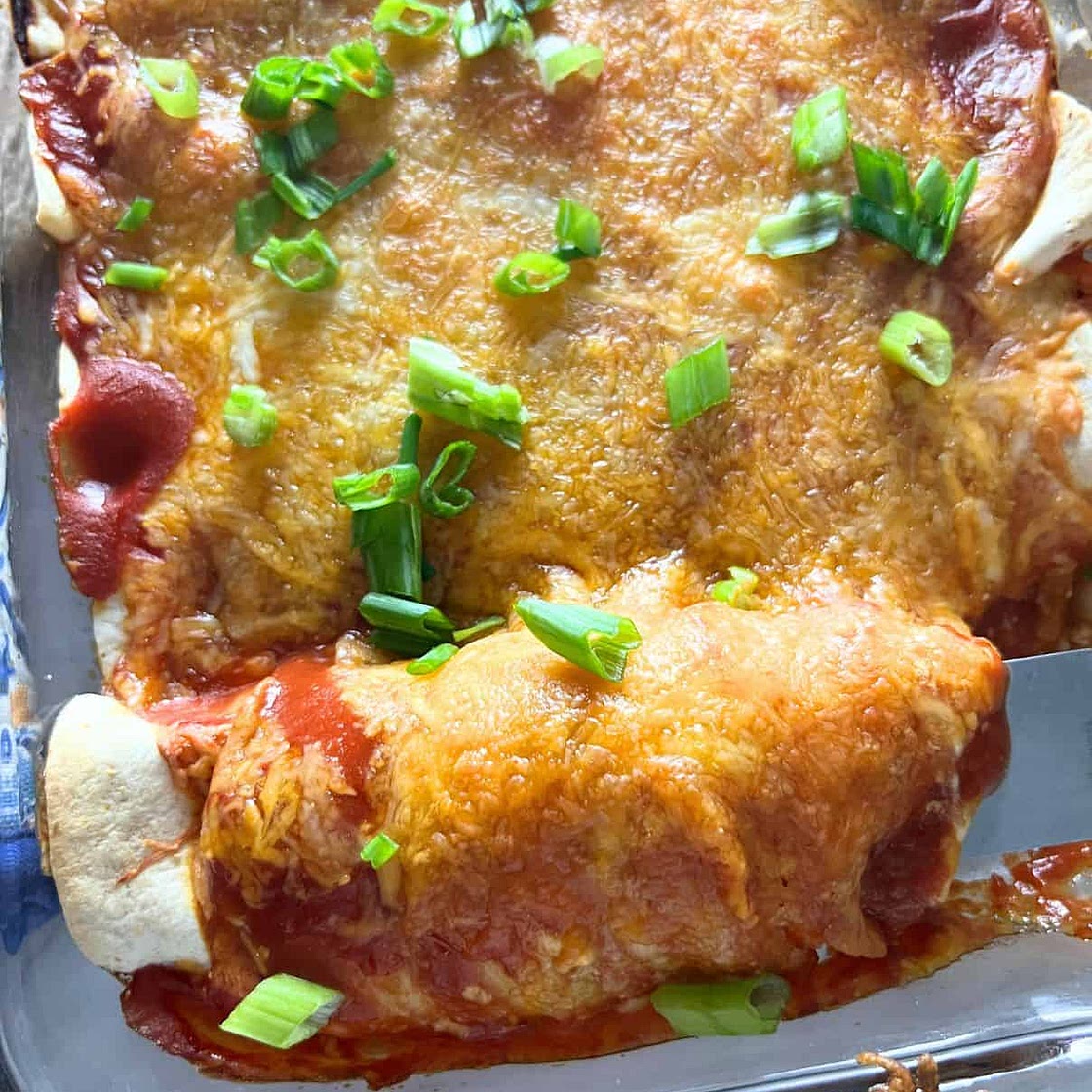 Healthy Baked Turkey Enchiladas