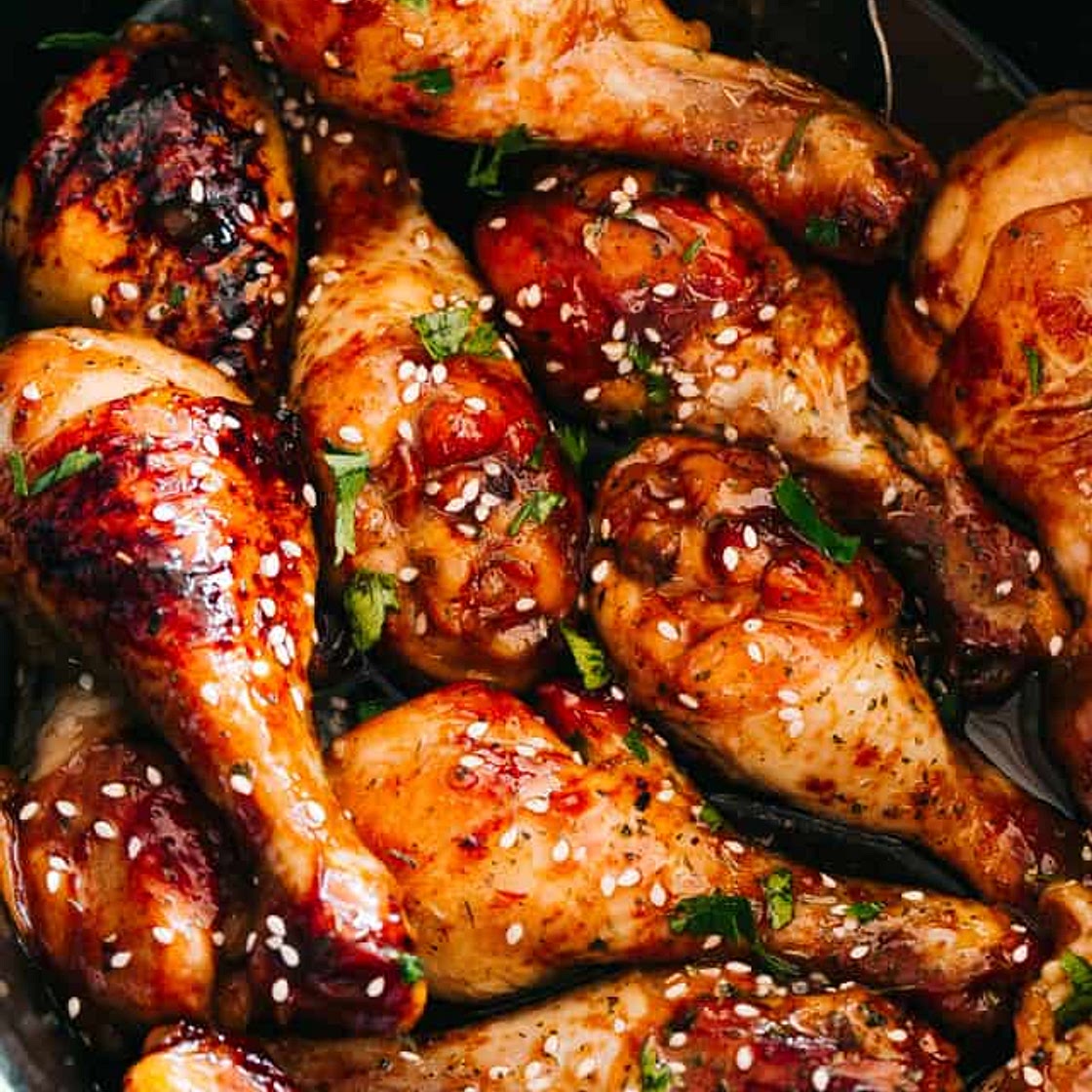 Slow Cooker Asian Glazed Drumsticks