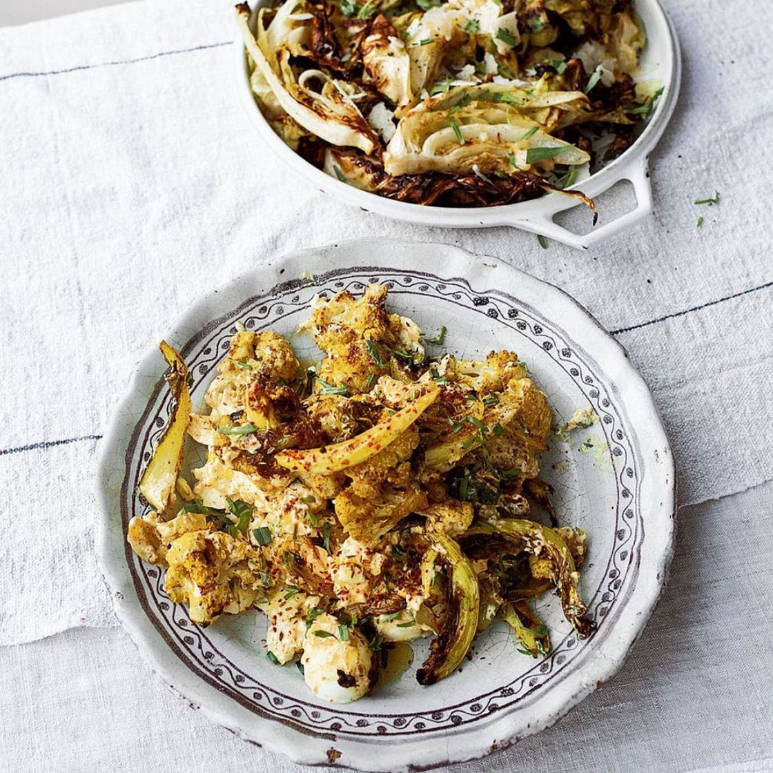 Coronation Cauliflower (curried egg and cauliflower salad)
