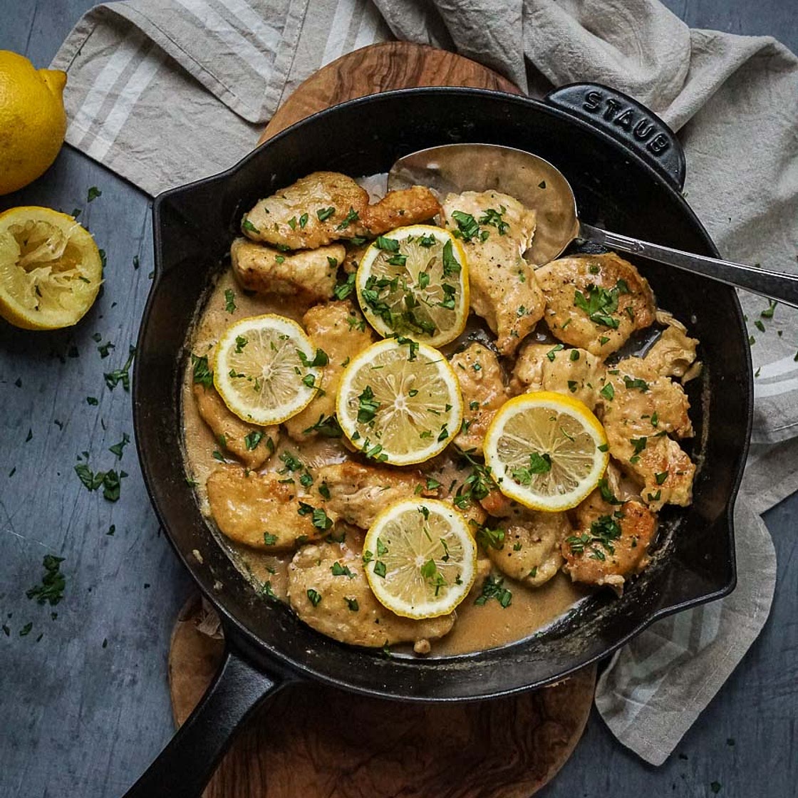 "Pollo al Limone" Creamy Lemon Chicken