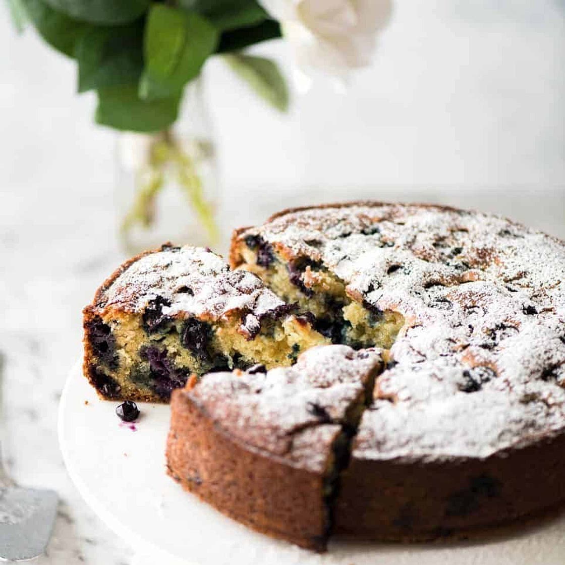 Blueberry Lemon Yoghurt Cake