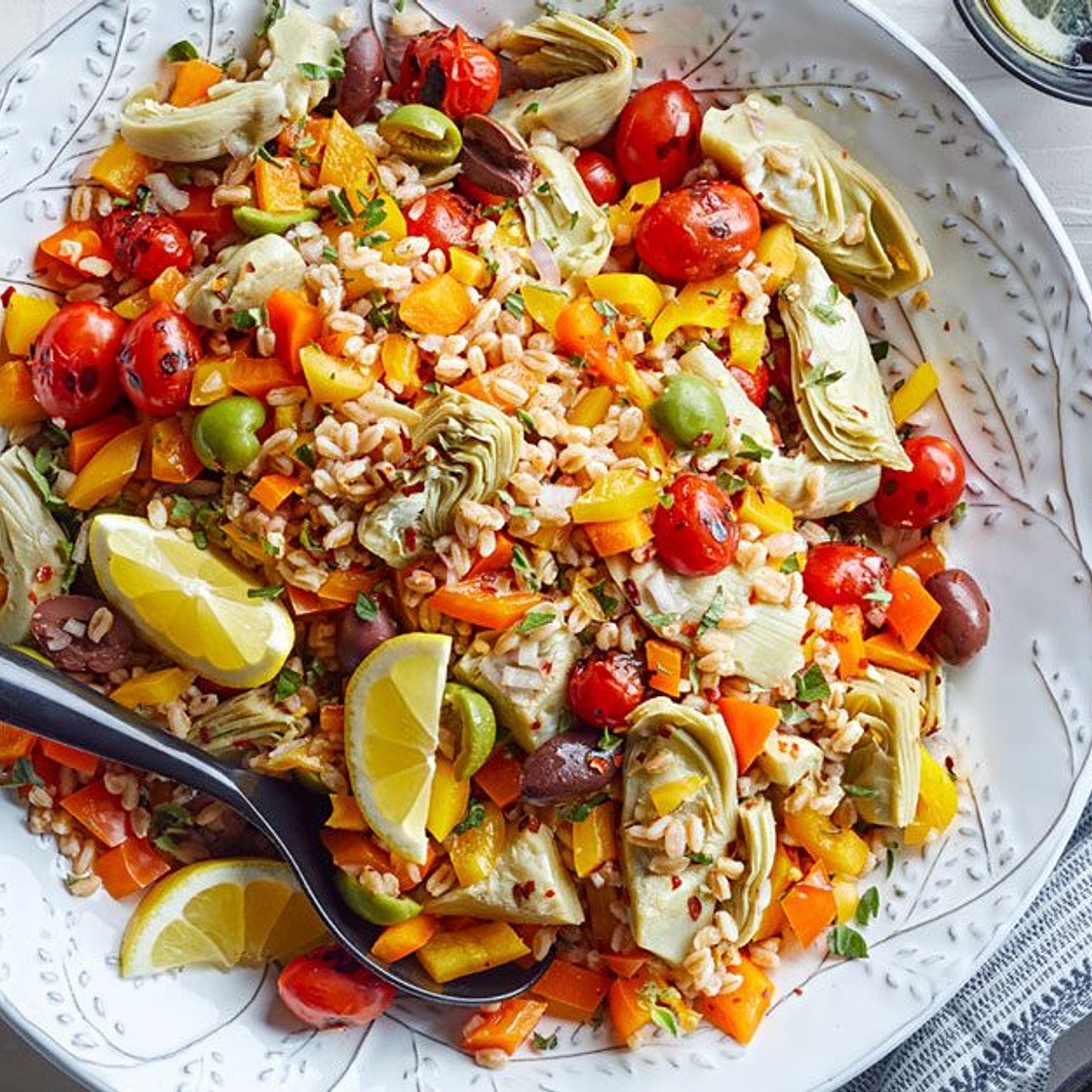 Mediterranean Farro Salad
