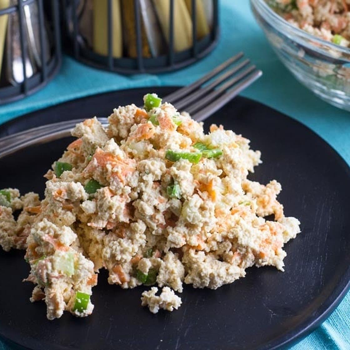 Low FODMAP Tofu Salad