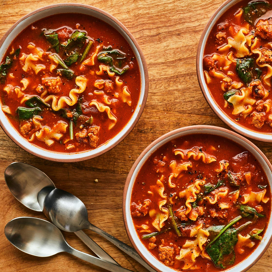 Soupe-lasagne tout-en-un