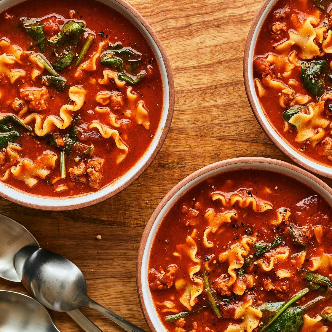 Soupe-lasagne tout-en-un