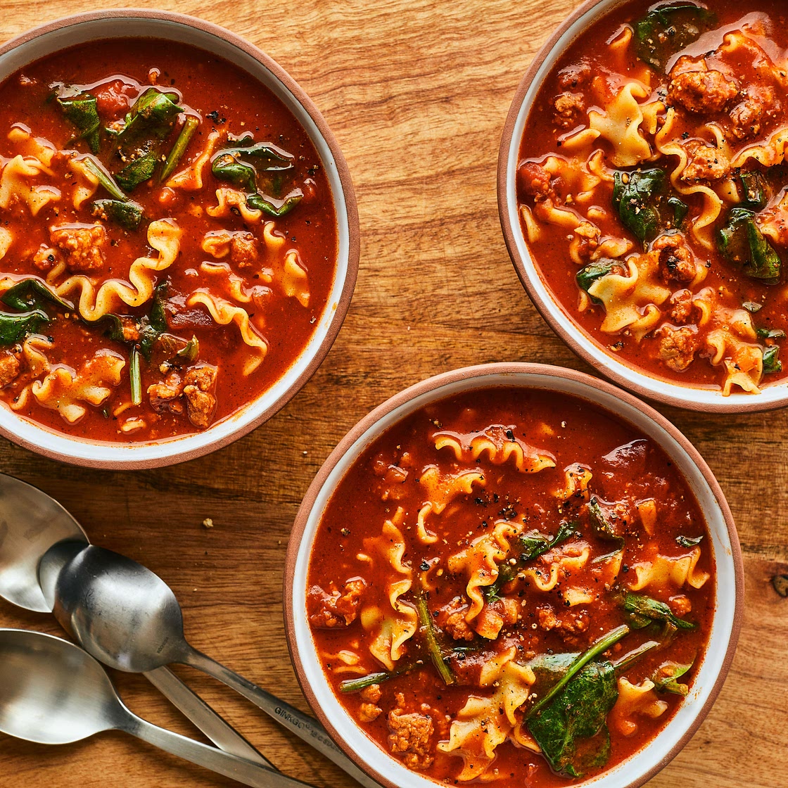 Soupe-lasagne tout-en-un